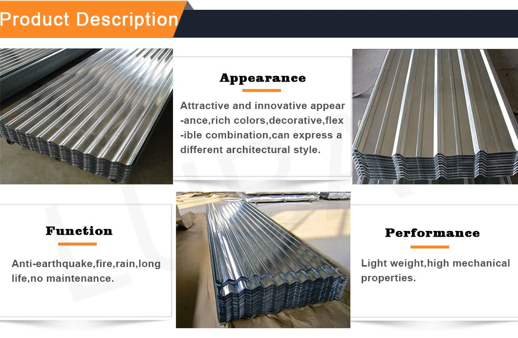 Lowest Price Gi Roofing Building Material PVC Film Galvanized Steel Roof Zinc Coating Corrugated Roofing Sheet