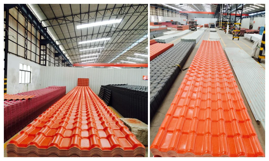 Insulated Corrugated Corrosion Resistance PVC Plastic Roof Tiles Panels PVC