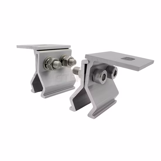 스탠딩 솔기 PV 모듈 클램프가 있는 태양광 패널 장착 브래킷